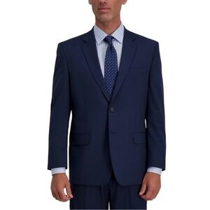 Haggar Men Blue Classic Fit Stretch Jacket Pants 2-Piece
Suit - NWT